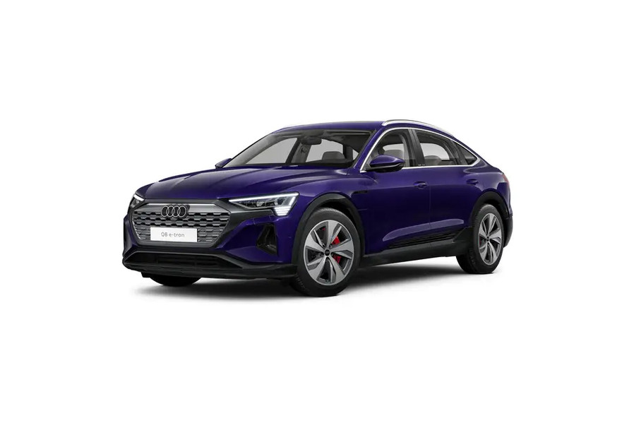 Audi Q8 Sportback e-tron in Purple Velvet Pearl Effect