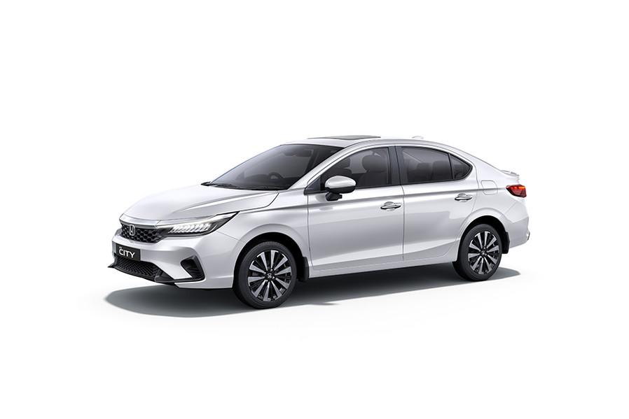 Honda City in Platinum White Pearl