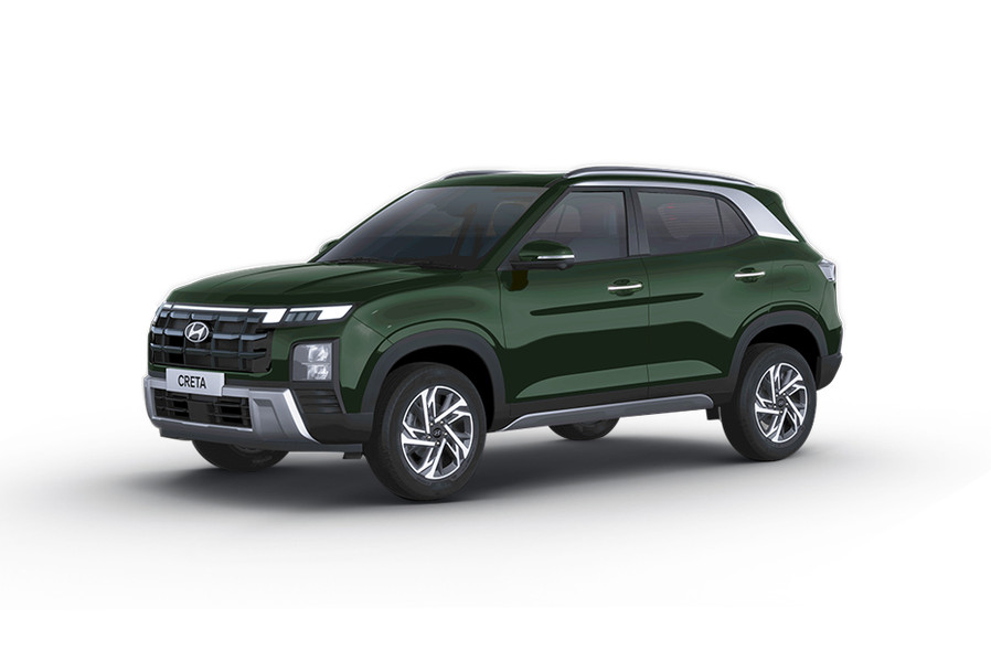 Hyundai Creta in Robust Emerald Pearl