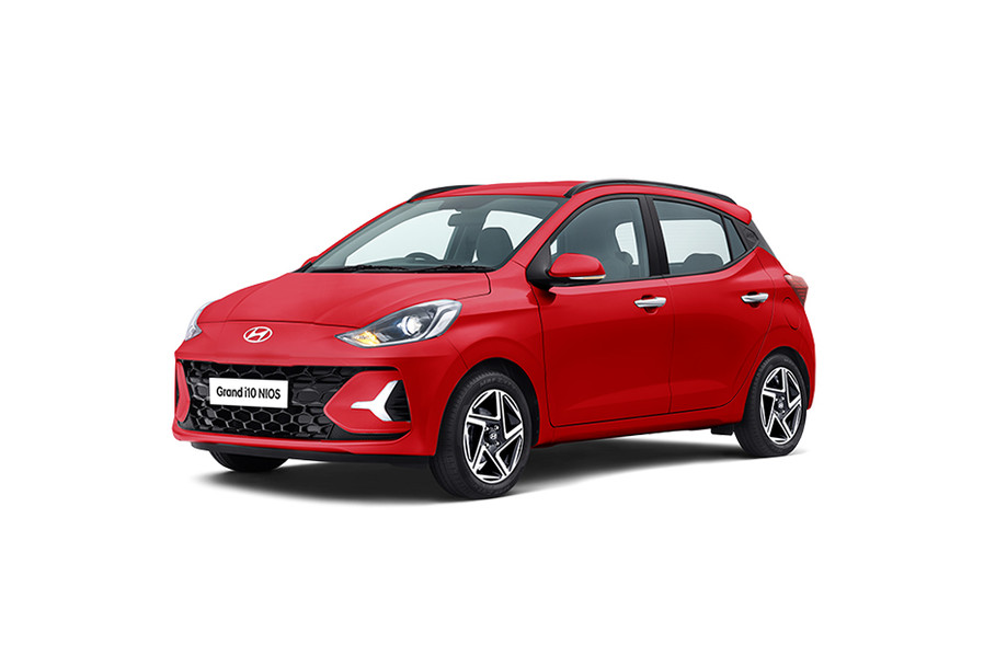 Hyundai Grand i10 Nios in Fiery Red