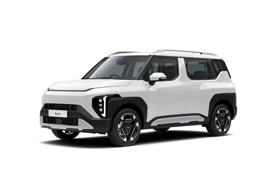 Kia Syros in Glacier White Pearl