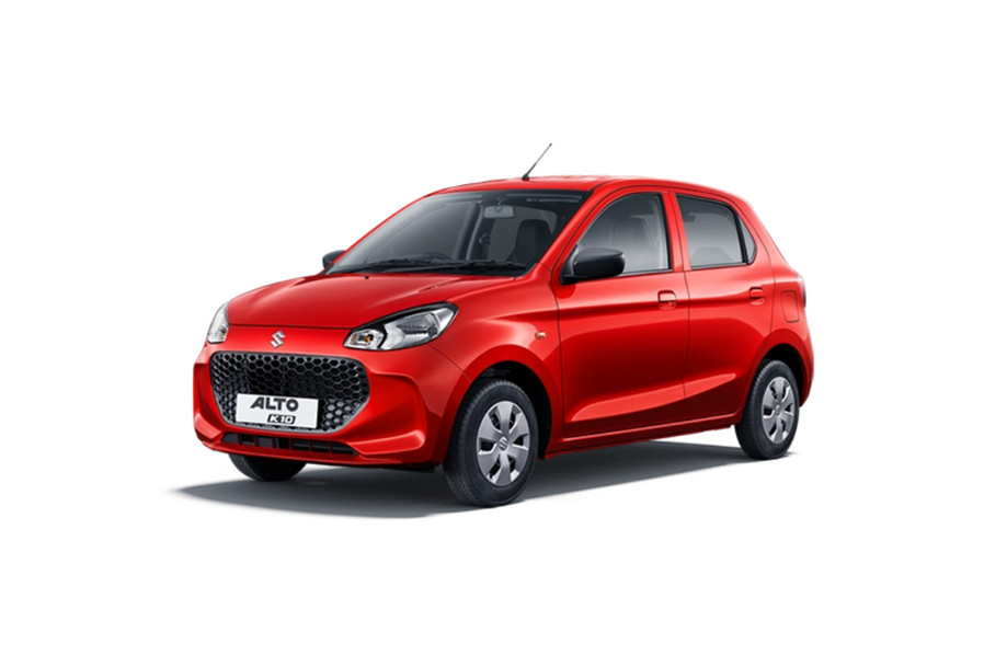 Maruti Alto K10 in Metallic Sizzling Red