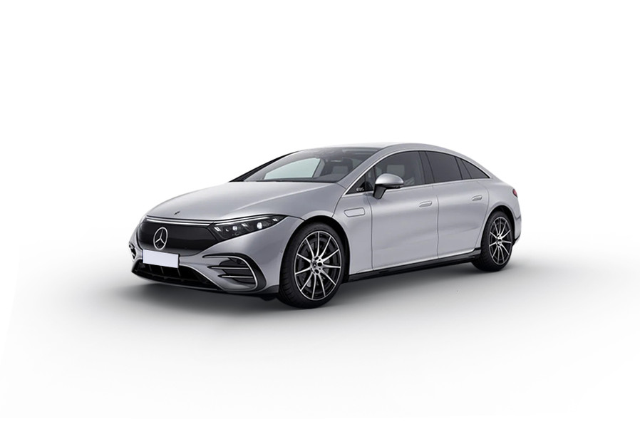 Mercedes-Benz EQS in High Tech Silver