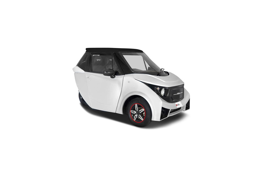 Strom-motors R3 in White With Black Roof