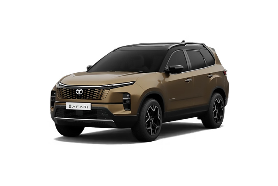 Tata Safari in Cosmic Gold