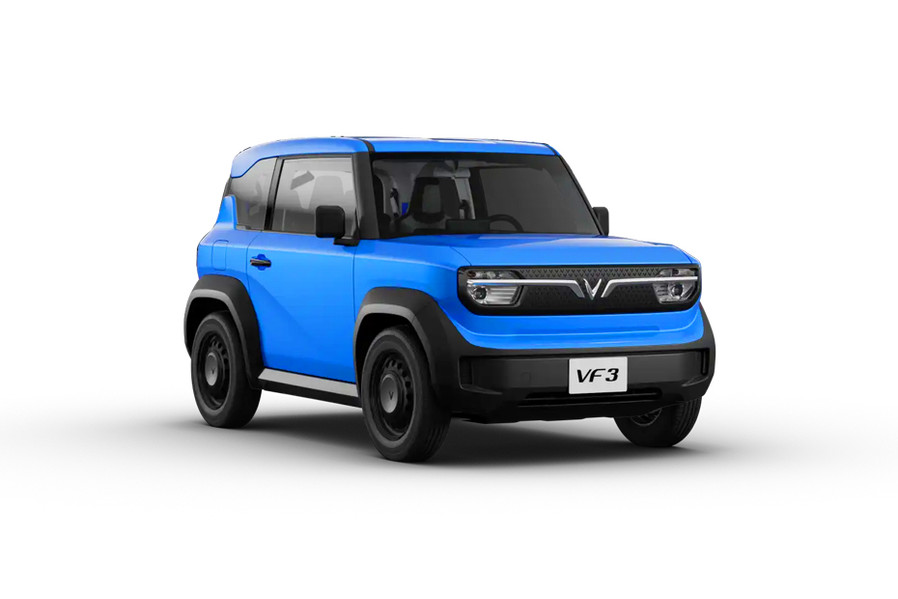 VinFast VF3 in Electric Blue